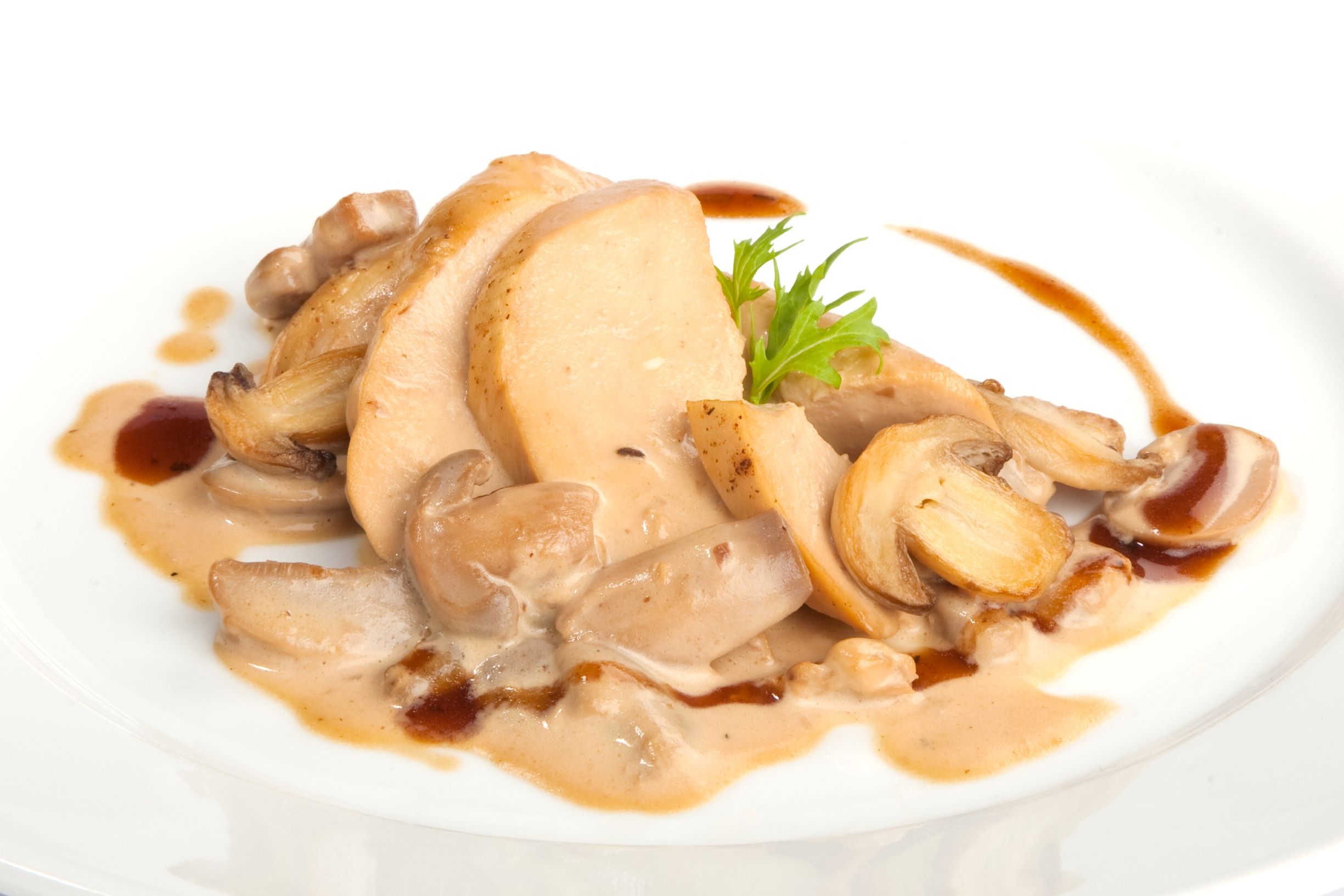 Aiguillettes de poulet et champignons à la crème - 270 g | Oxyform